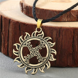 Norse Statement Viking Necklace Men' Pagan Jewelry Wolf Axe Thor Hammer Amulet Symbol Slavic Punk Vintage Women Necklace Gift