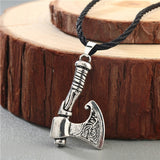 Norse Statement Viking Necklace Men' Pagan Jewelry Wolf Axe Thor Hammer Amulet Symbol Slavic Punk Vintage Women Necklace Gift